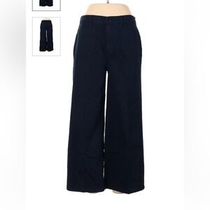 Point Sur Wide Leg Navy Cropped Wide Leg Pant Size 32